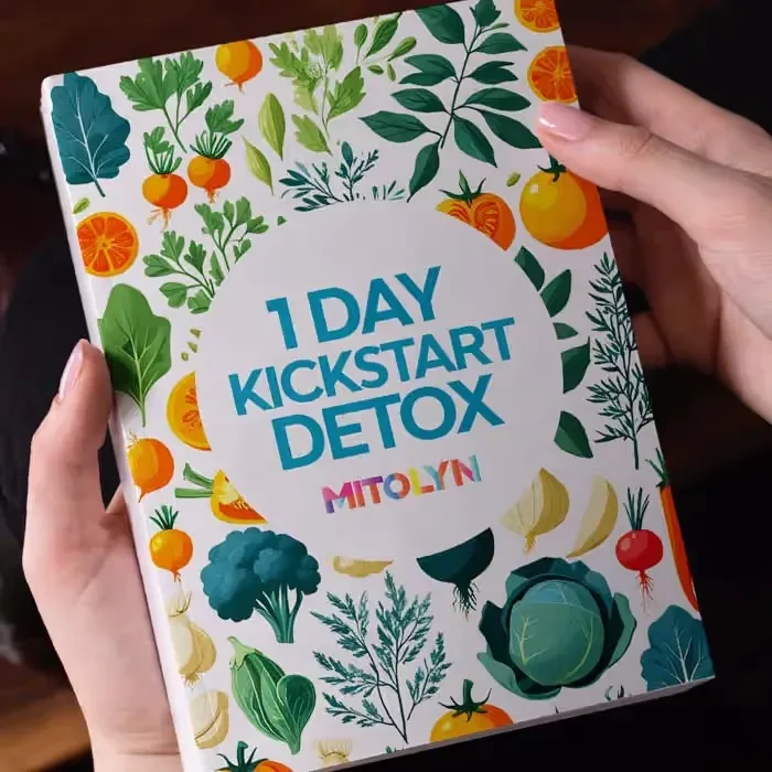  FREE BONUS #1
1 Day KickStart Detox (Instant download)